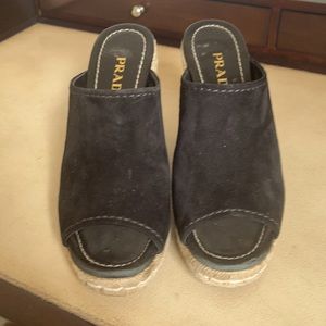 Prada wedges